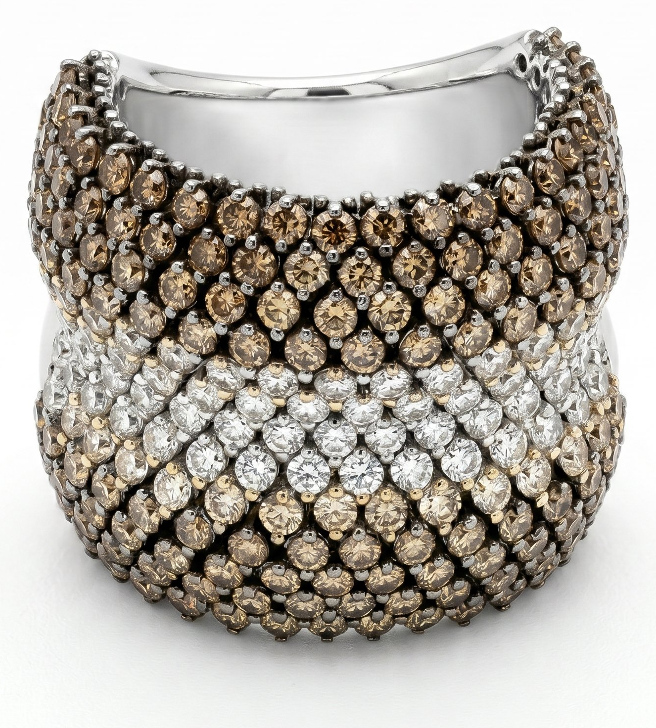 Duna cocktail ring · front view
