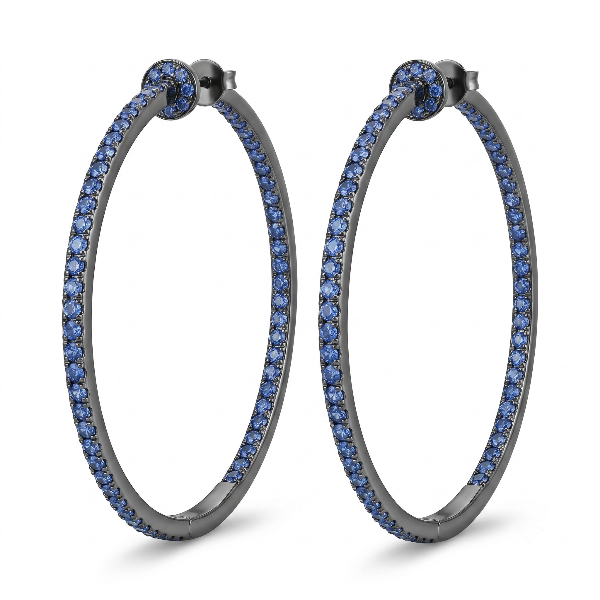 Cerchio · Black Gold + Blue Sapphires