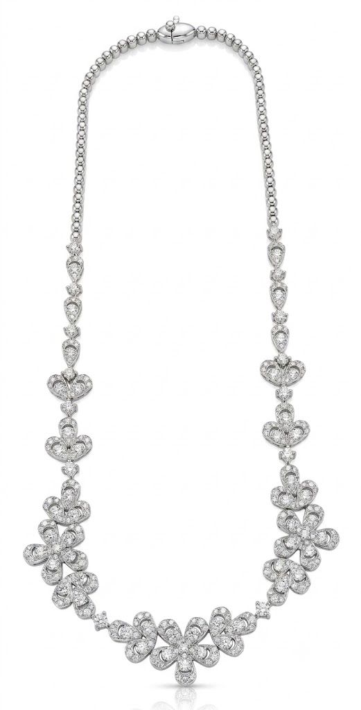 Fiordaliso · Graduated festoon necklace