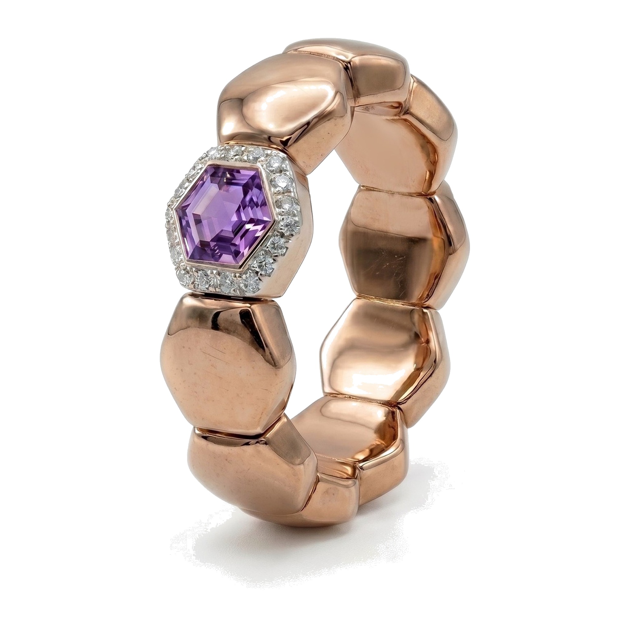 Hexagons · RG amethyst