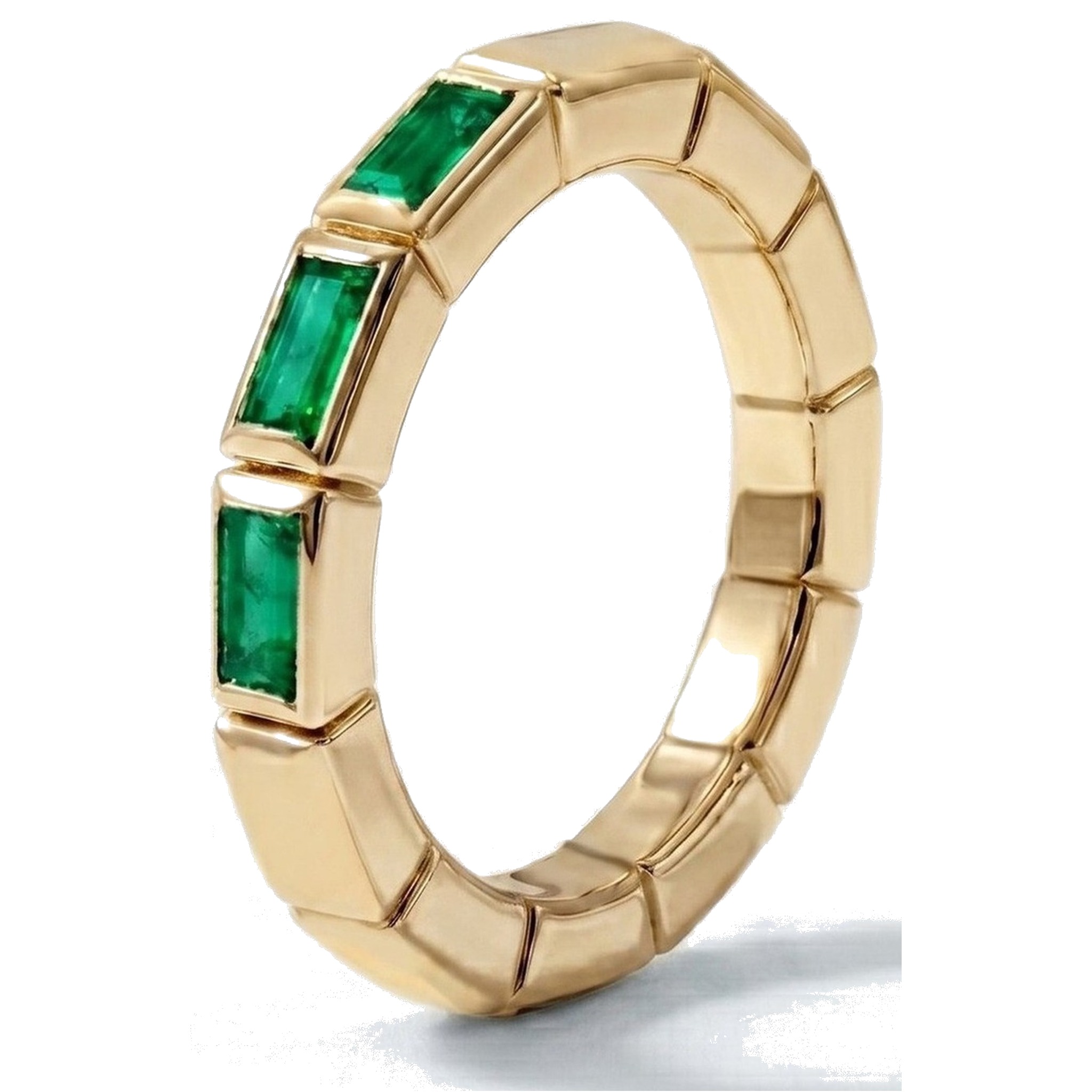 Eternity Trio · YG emerald