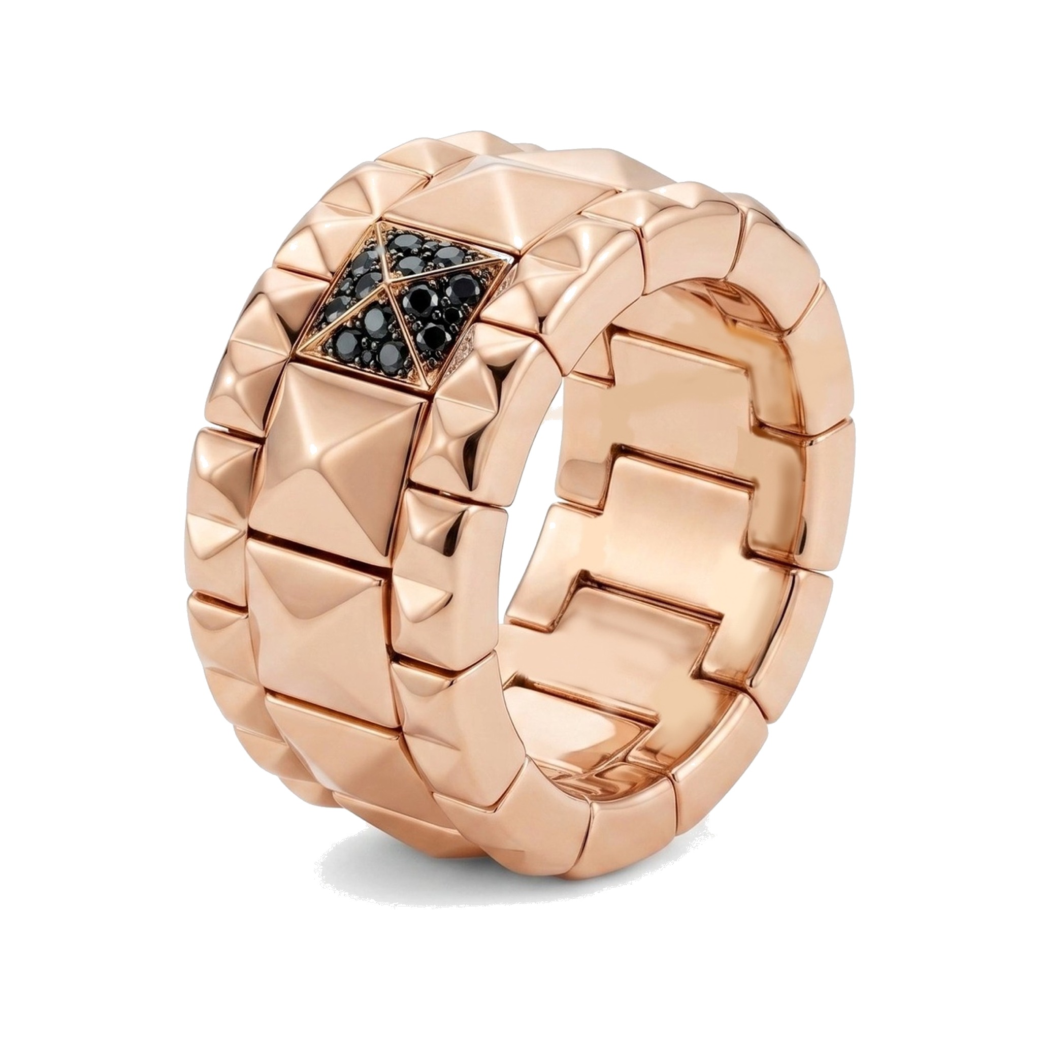 Pyramid Wide · RG pavé nero