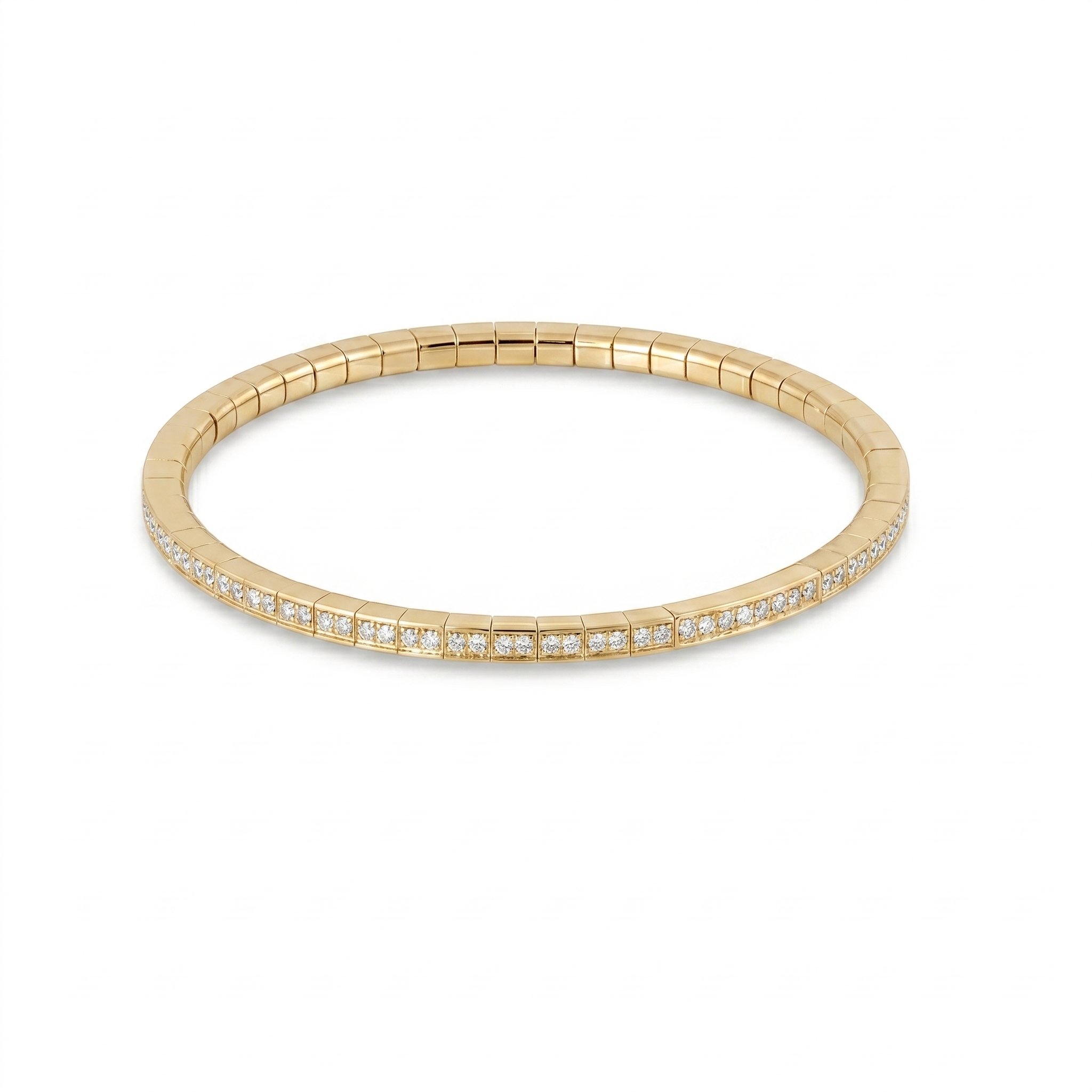 Tennis · Black Gold oval diamonds