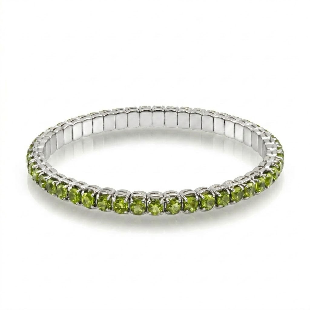 Tennis · White Gold peridot