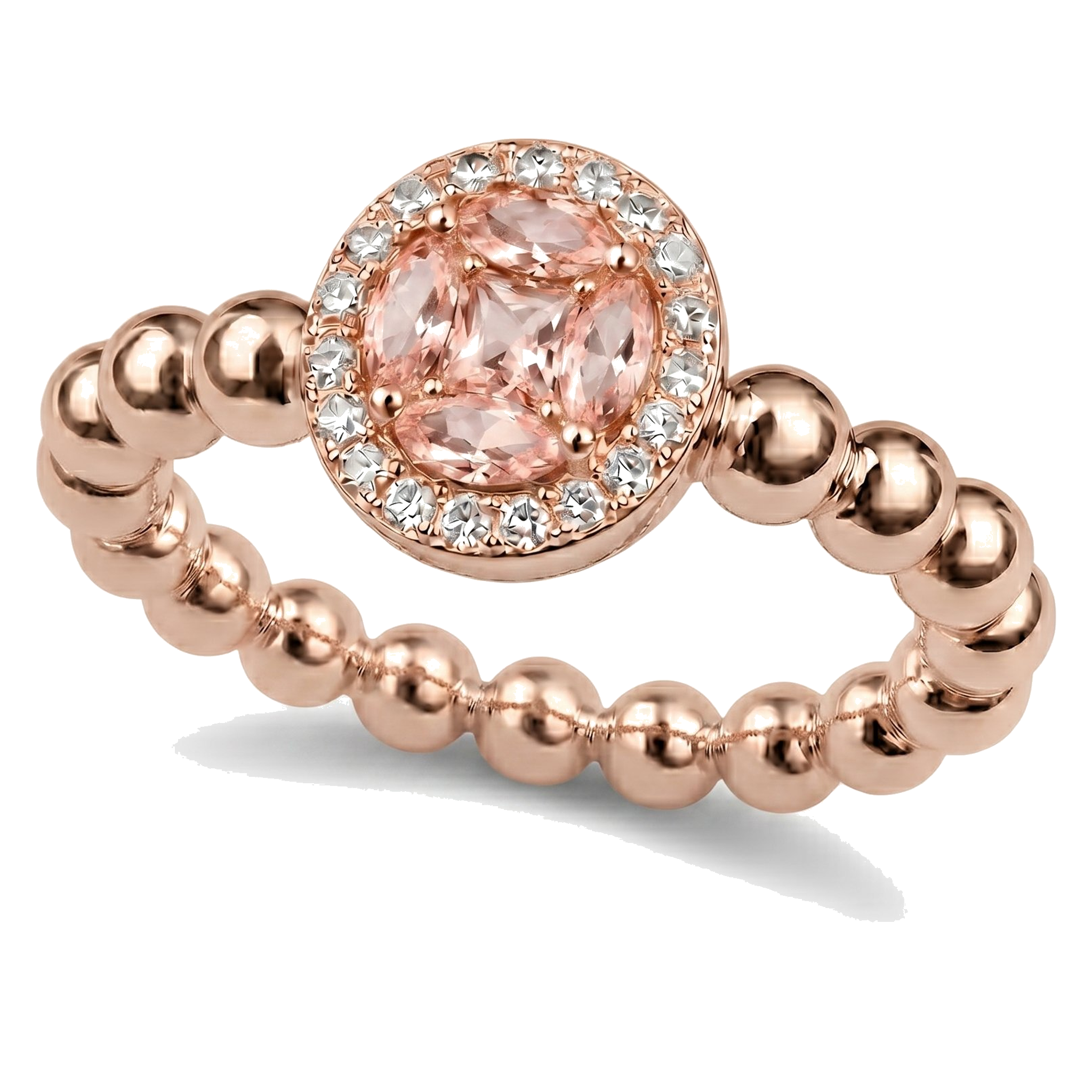 Harmony · Rose gold + morganite