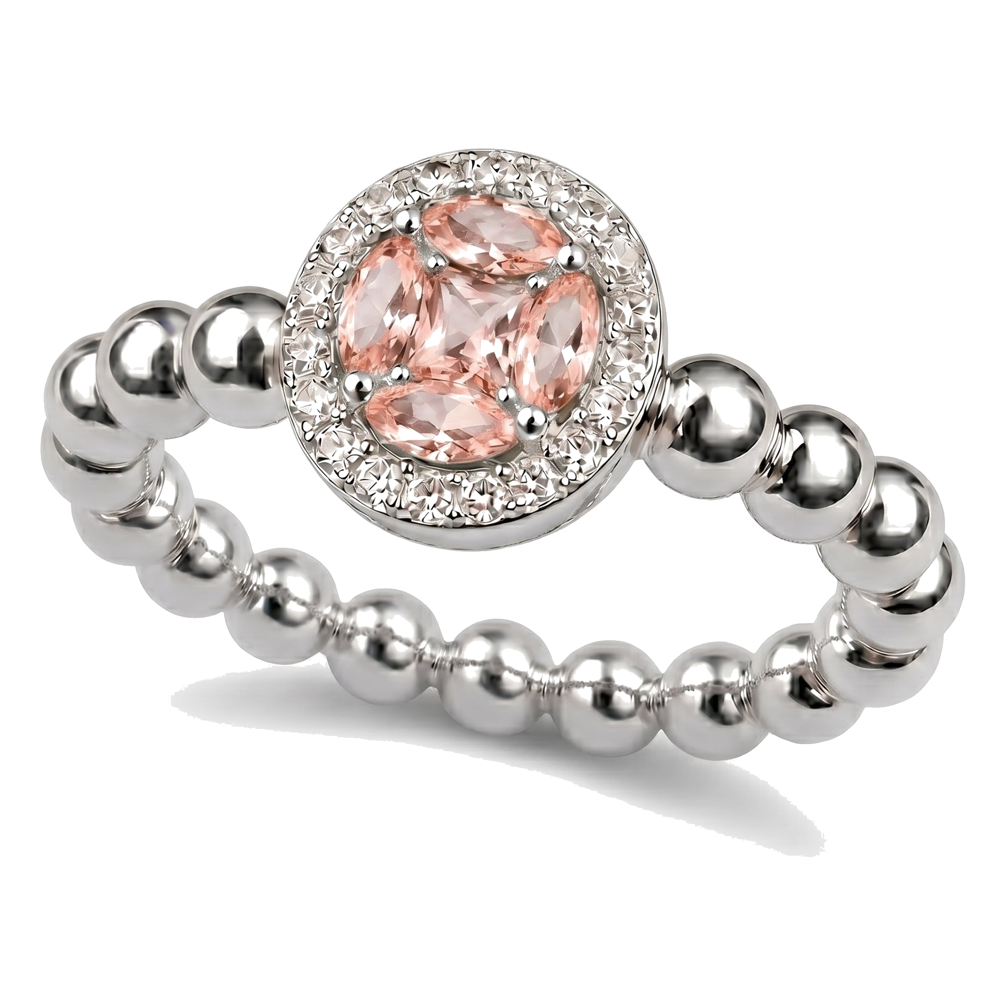 Harmony · White gold + morganite