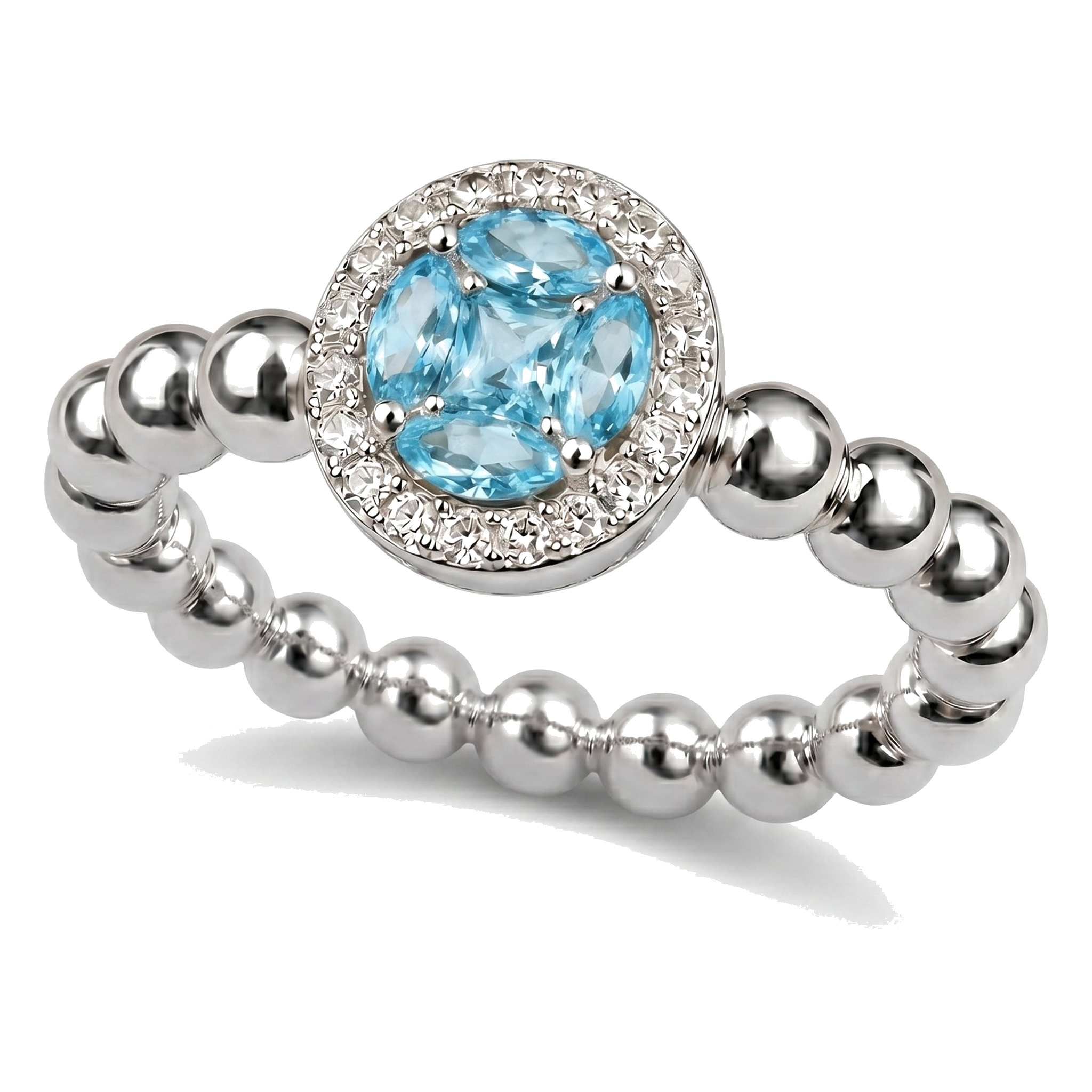 Harmony · White gold + topaz